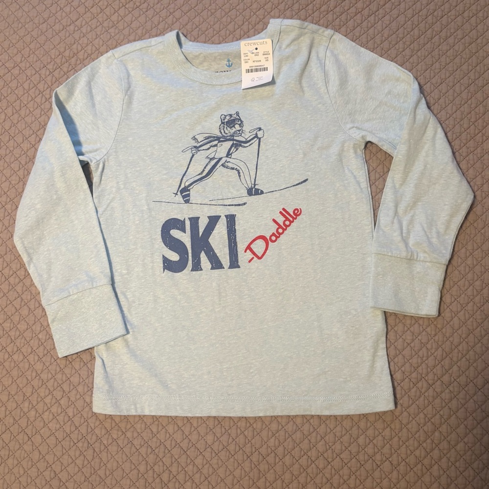 Crewcuts Ski-Daddle Long Sleeve Shirt